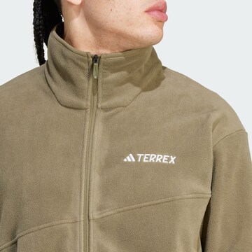 ADIDAS TERREX Функциональная флисовая куртка в Зеленый
