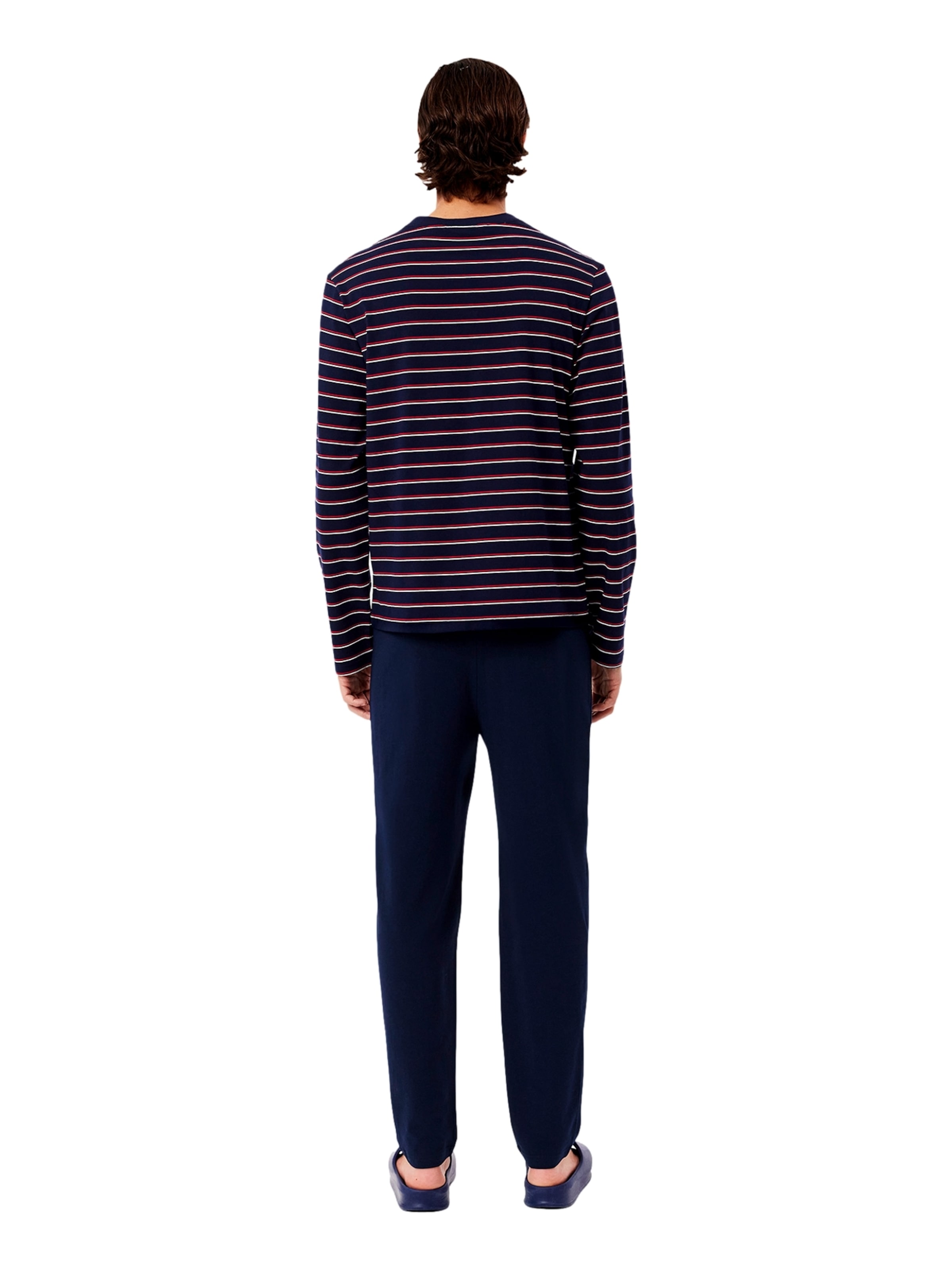 LACOSTE Pyjama lang in Zwart