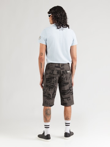 CAMP DAVID Loose fit Cargo Pants in Brown