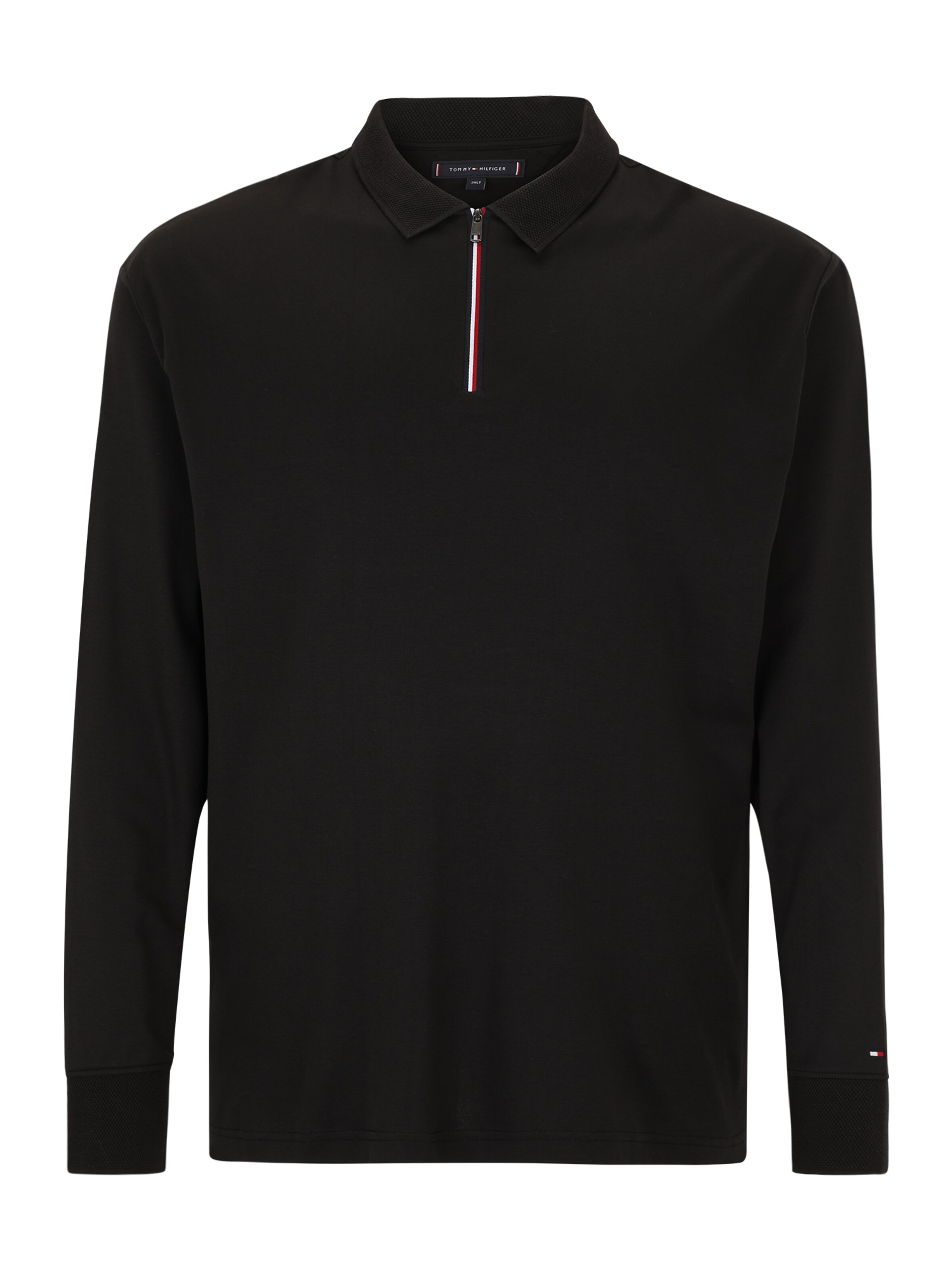 Tommy Hilfiger Big & Tall Tričko – černá: přední strana