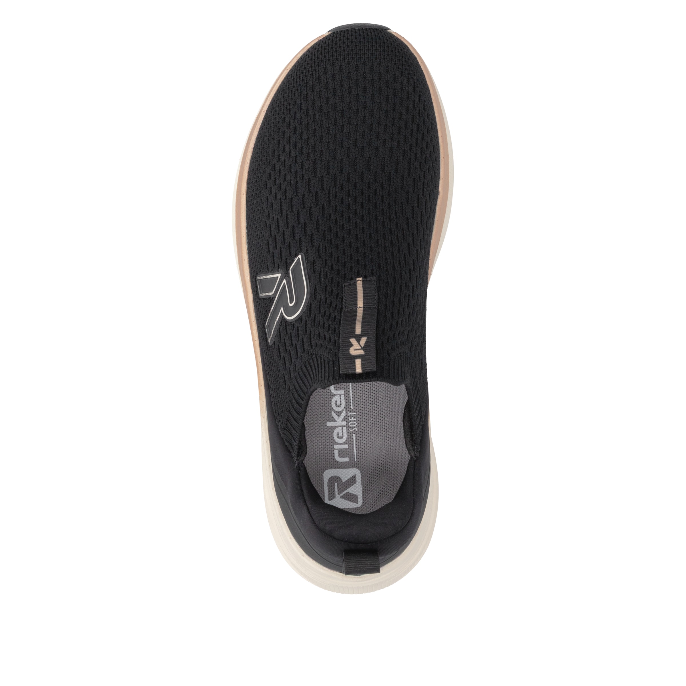 Baskets basses Rieker en noir