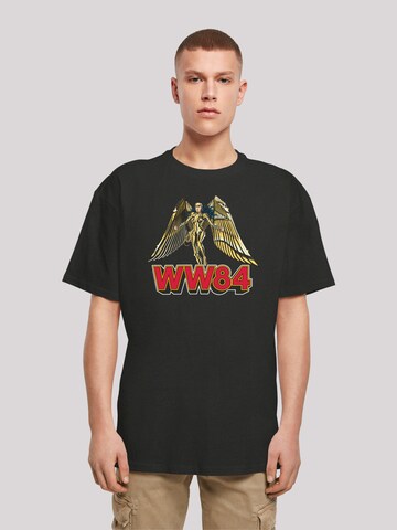 T-Shirt 'DC Comics Wonder Woman 84 Golden Armour' F4NT4STIC en noir : devant