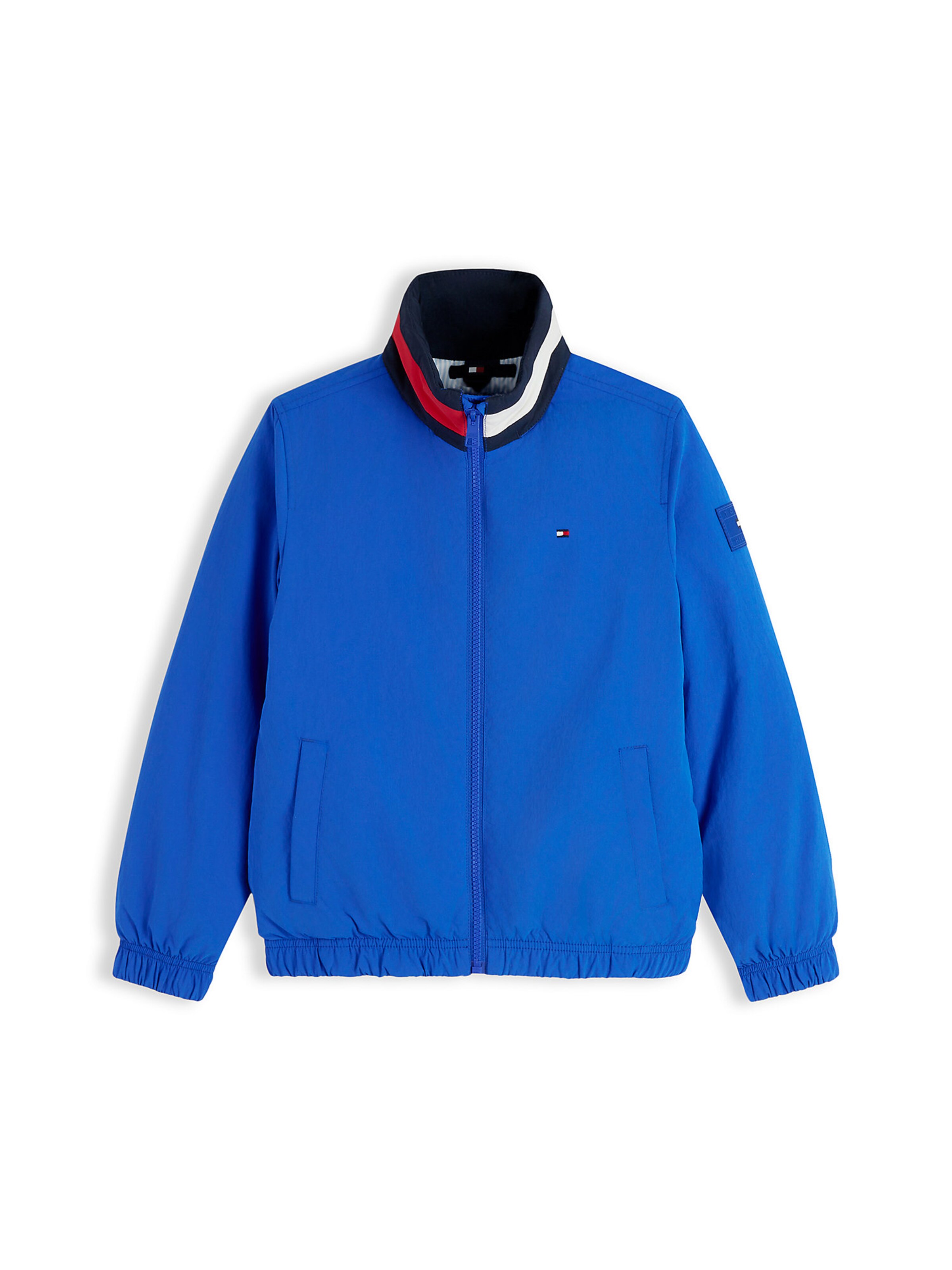 TOMMY HILFIGER Tussenjas 'Heritage Essential' in Blauw: voorkant