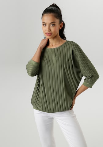 Aniston SELECTED Shirt in Grün: Vorderseite
