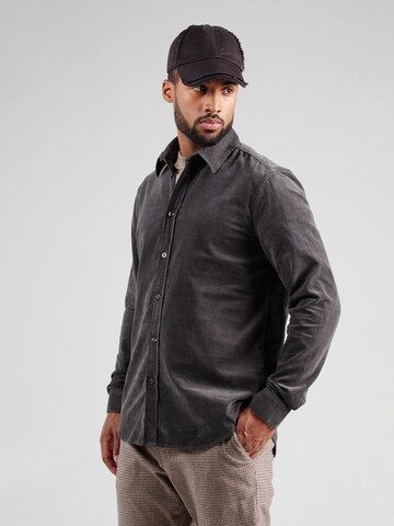 Regular fit Camicia 'Saliam NX' di Samsøe Samsøe in grigio: frontale