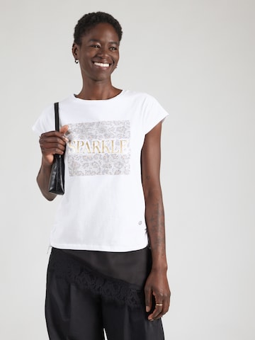 T-shirt 'Am44ber' ZABAIONE en blanc : devant