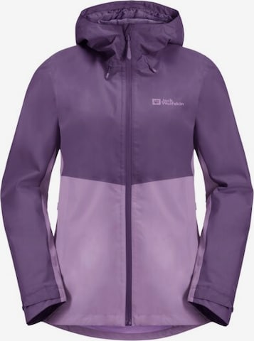 JACK WOLFSKIN Outdoor Jacket 'Weiltal' in Purple: front