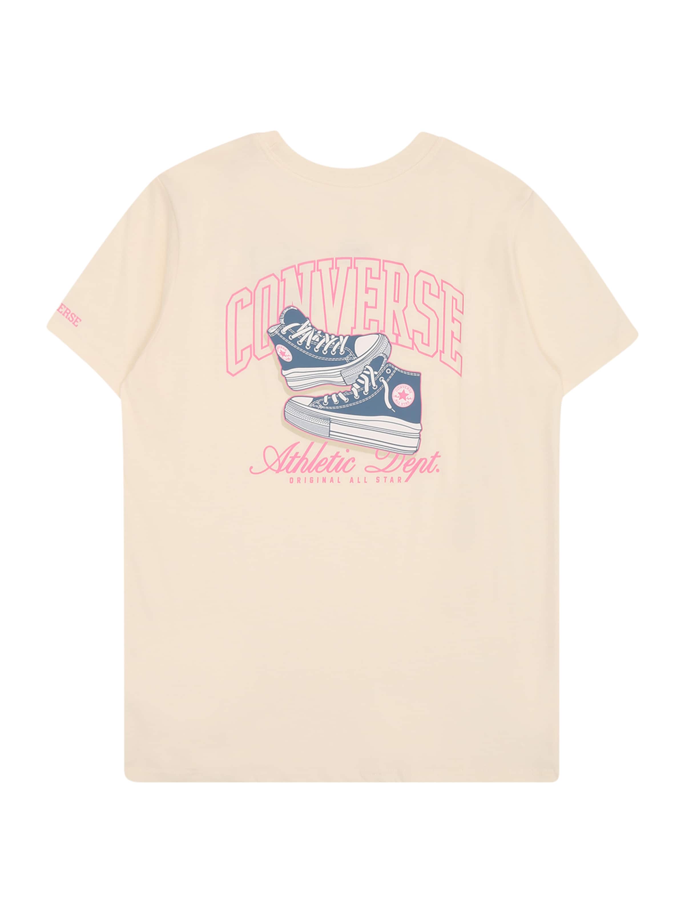 CONVERSE Футболка 'CHUCK TAYLOR' в Бежевый