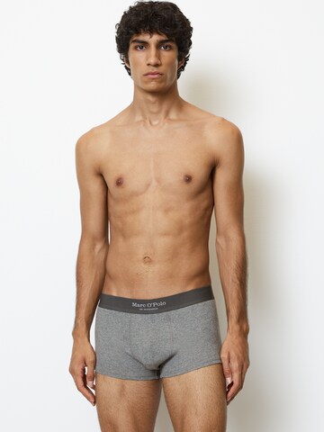 Marc O'Polo - Calzoncillo boxer ' Iconic Rib ' en gris: frente