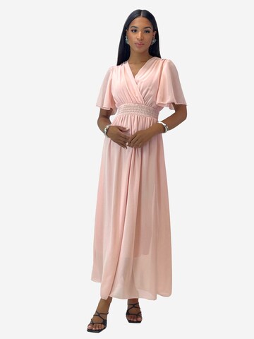 Elara Kleid in Pink: Vorderseite