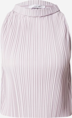ABOUT YOU Top 'Jasmin' in Purple: front