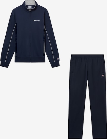 Champion Authentic Athletic Apparel Sweatsuit in Blue: front