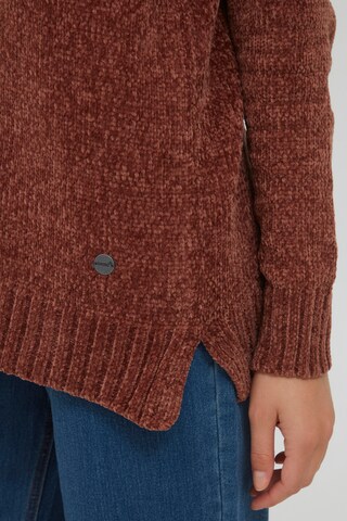 Oxmo Sweater 'Elvina' in Brown