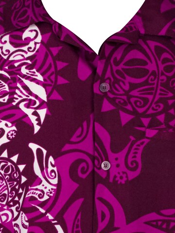 T-Shirt 'Maori Wedding' King Kameha en violet