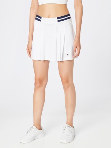 FILA - Falda deportiva 'Alica' en blanco: frente