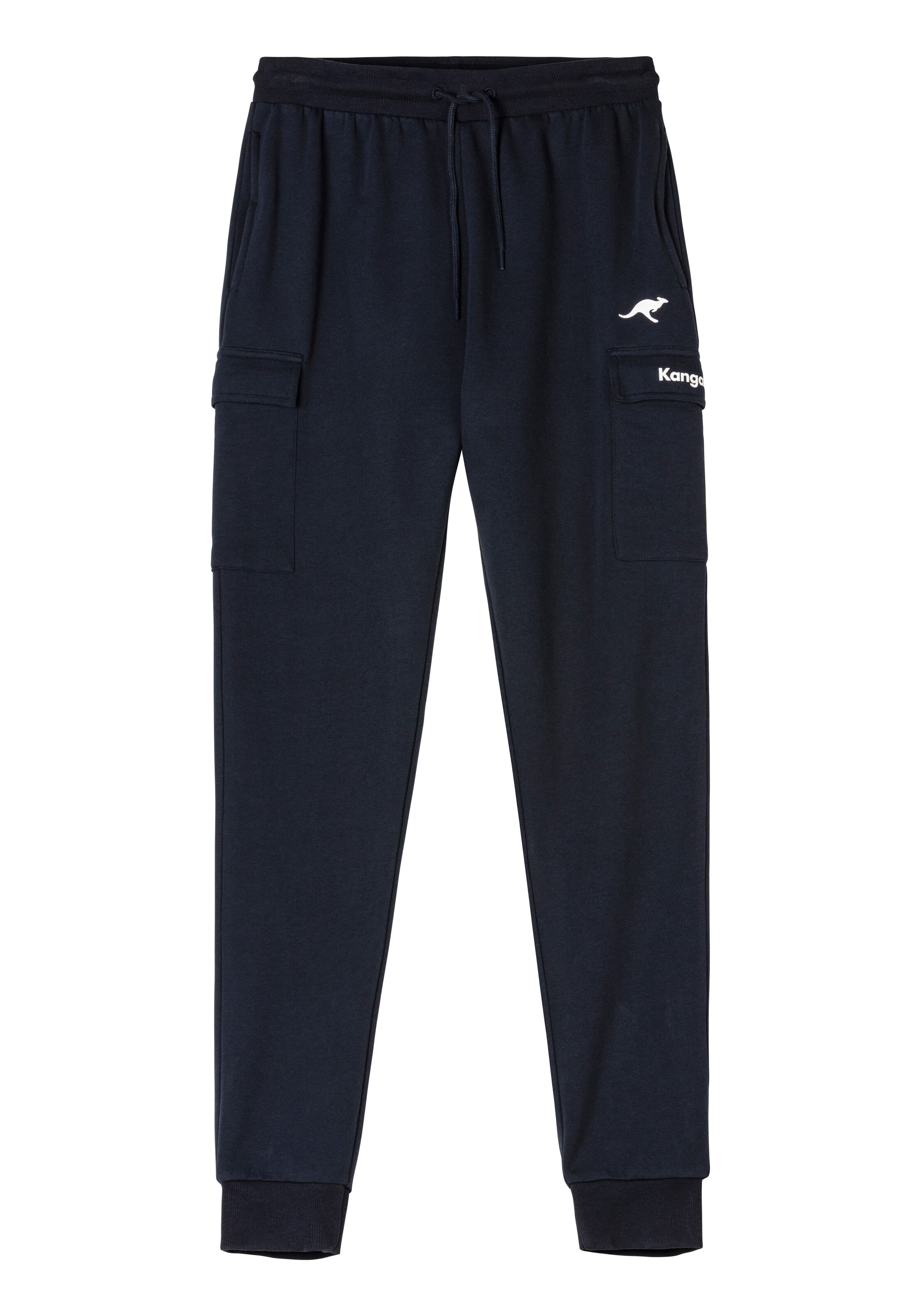 KangaROOS Tapered Cargo Pants in Blue