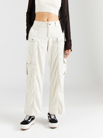 HOLLISTER Loose fit Cargo Pants in Beige: front