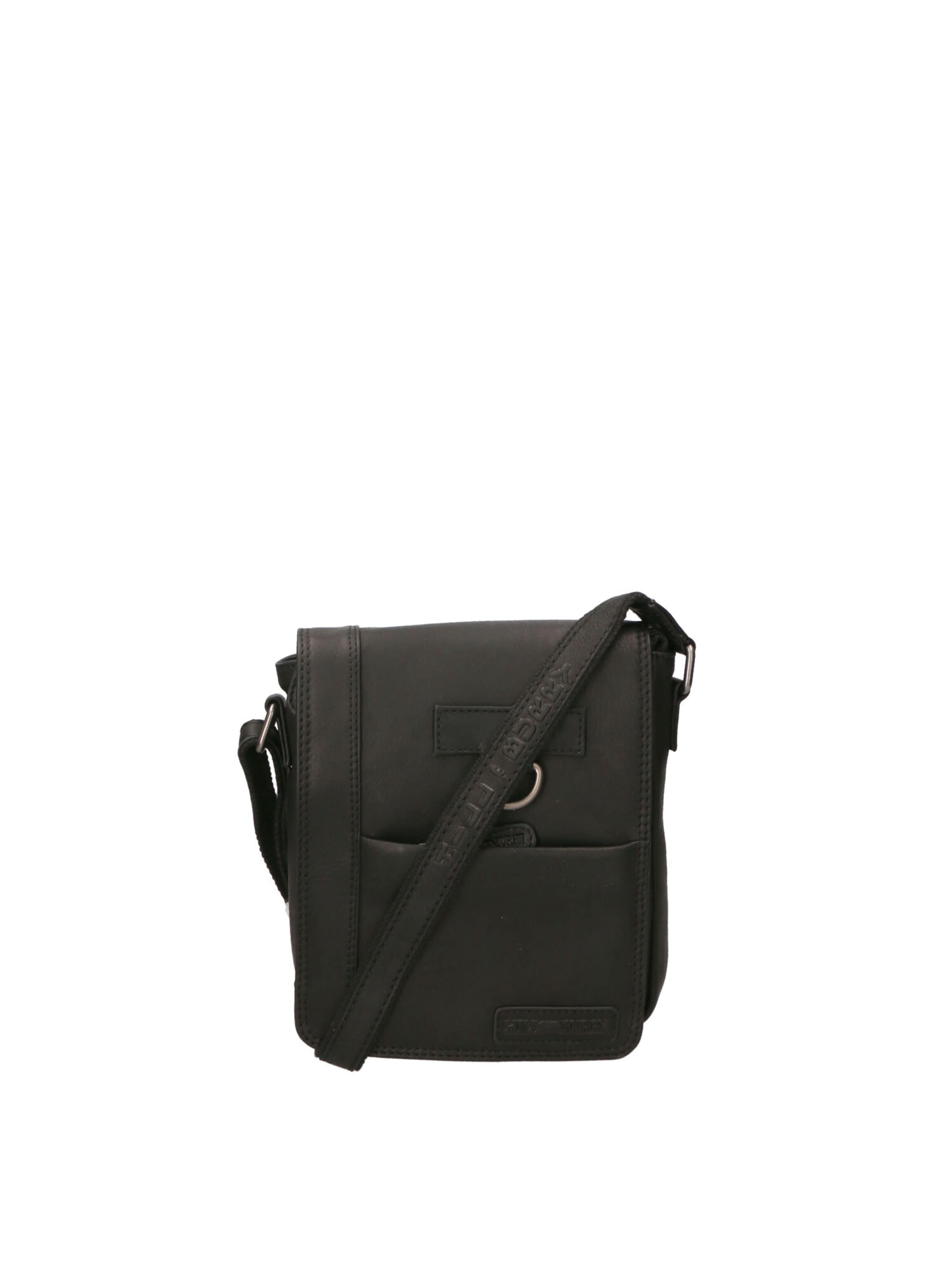 HILL BURRY Schoudertas in Zwart: voorkant