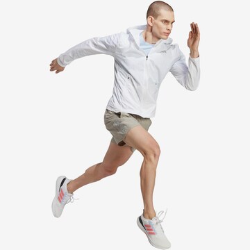 ADIDAS PERFORMANCE Sportjacka 'Marathon Warm-Up' i vit