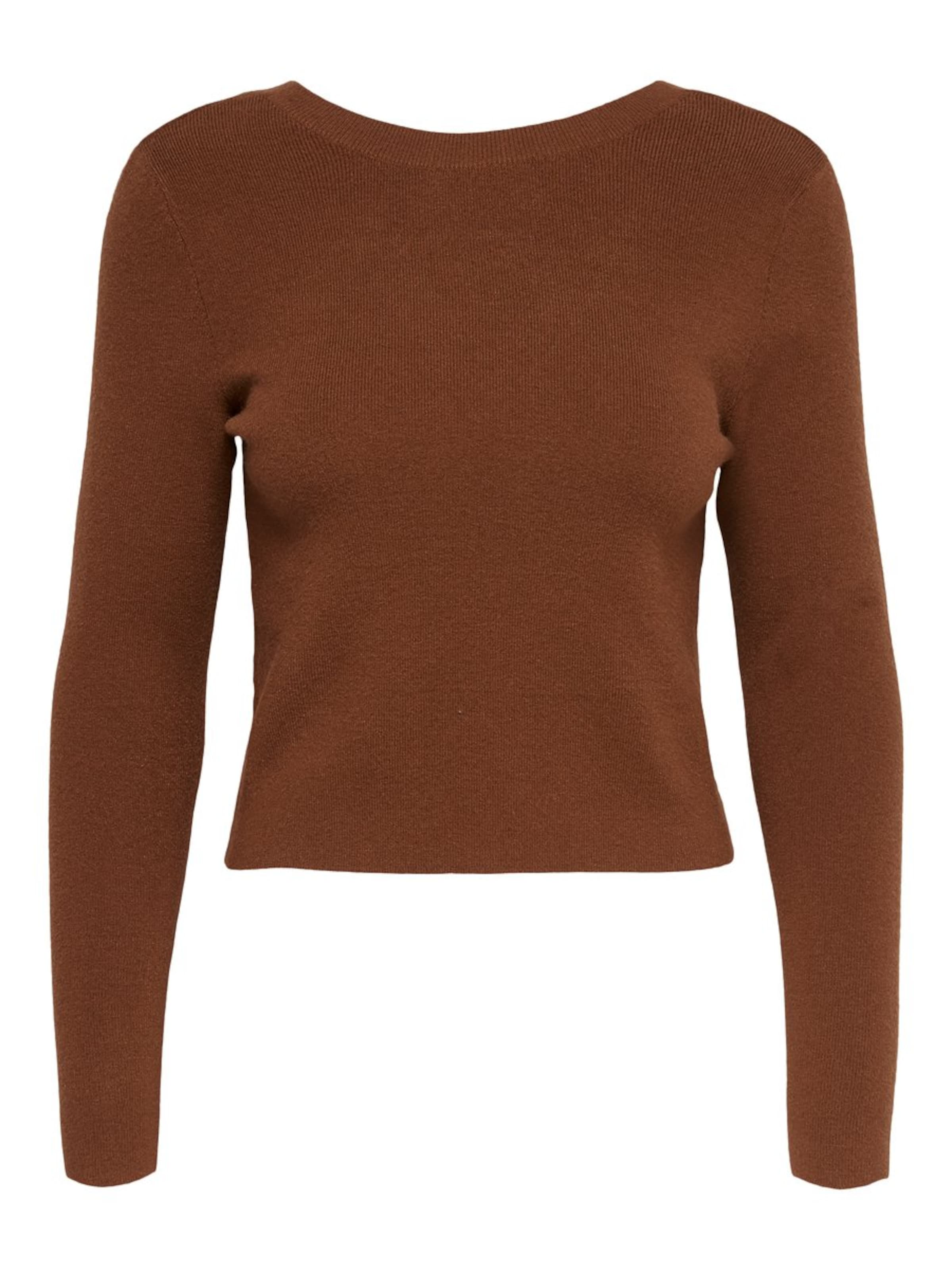 ONLY Πουλόβερ 'Lynsie' σε καφέ: μπροστά