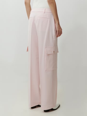EDITED Loose fit Pleat-Front Pants 'Mako' in Pink