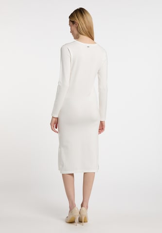 Robes en maille 'Wais' DreiMaster Klassik en blanc