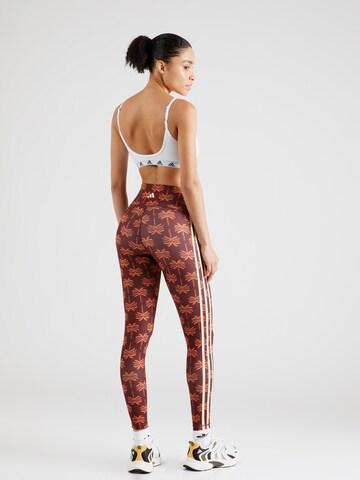 ADIDAS PERFORMANCE Skinny Sportsbukser 'Adidas x FARM Rio' i brun