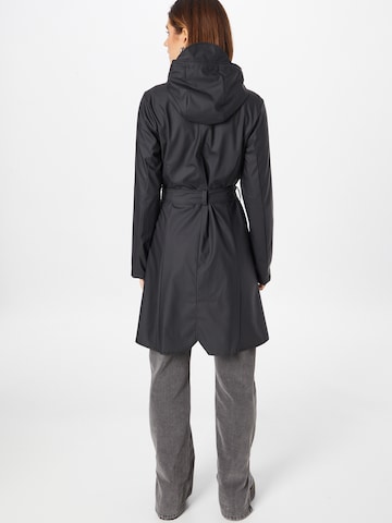 RAINS Ανοιξιάτικο και φθινοπωρινό παλτό σε μαύρο