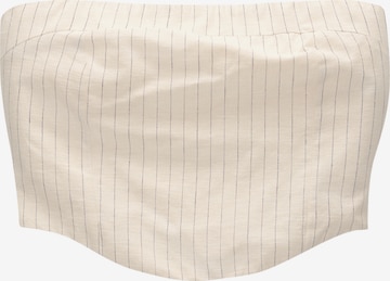 Pull&BearTop - bež boja: prednji dio