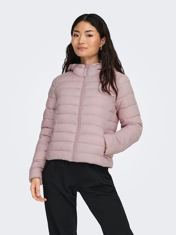 ONLY Between-seasons coat 'Tahia' in Pink: front