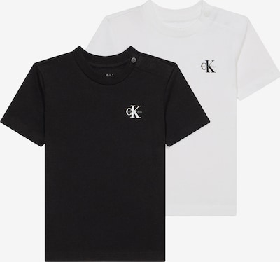 Tricou pe 56 Calvin Klein Jeans pe negru / alb, Vizualizare produs