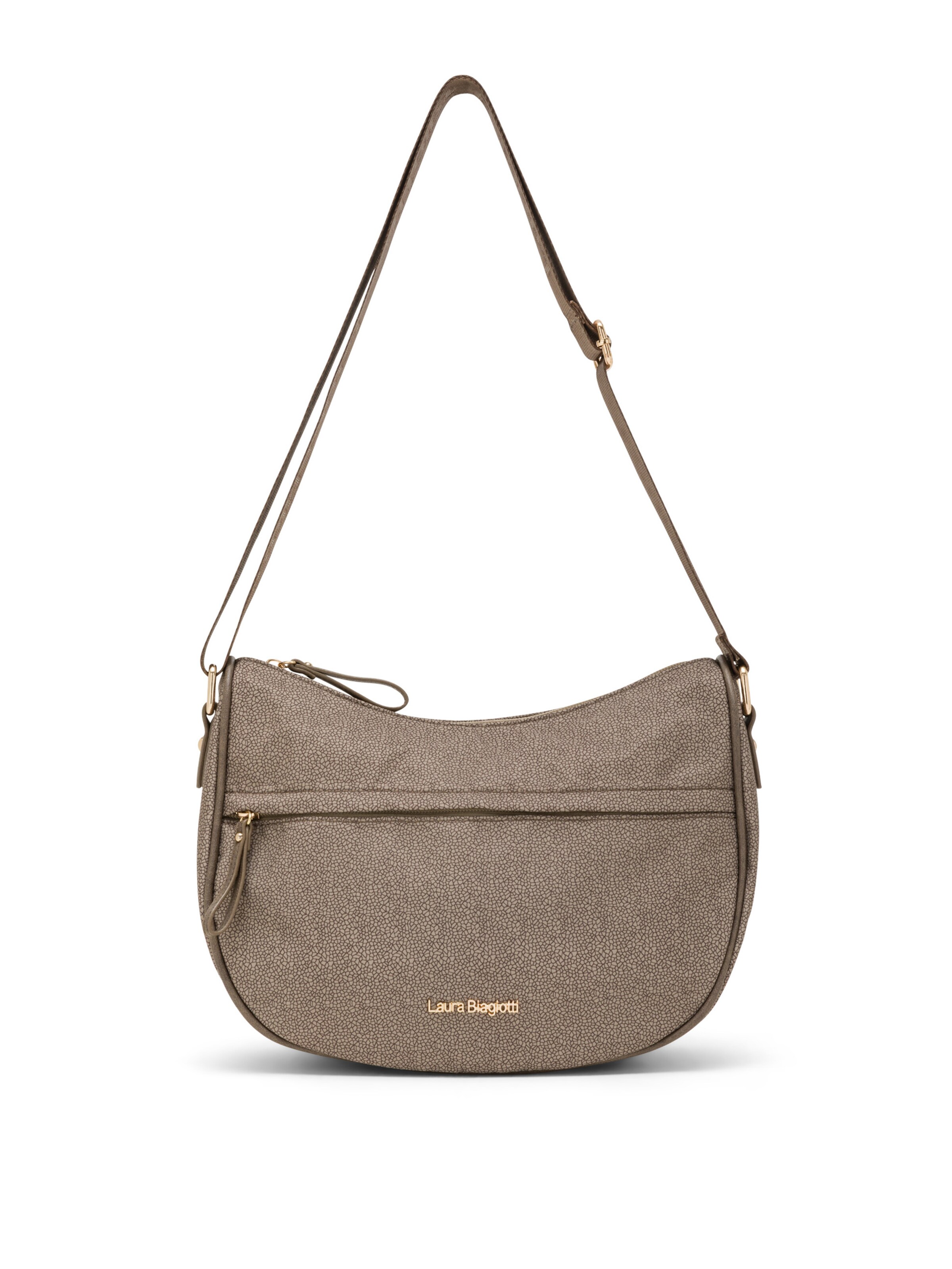 Borsa a tracolla 'Lorde 26' di Laura Biagiotti in beige: frontale