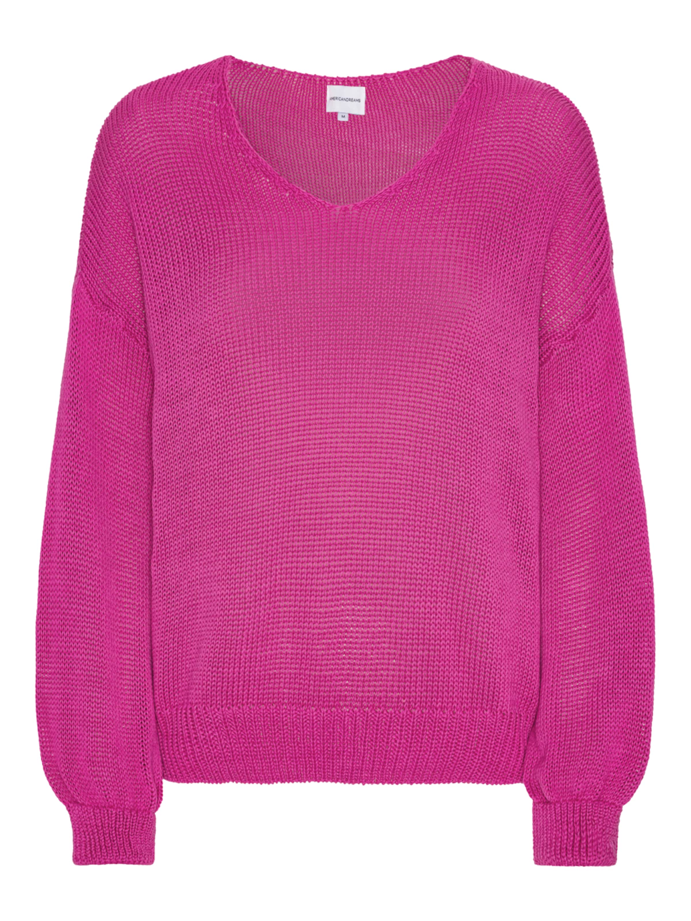 Pull-over oversize 'Milana Cotton' americandreams en rose : devant