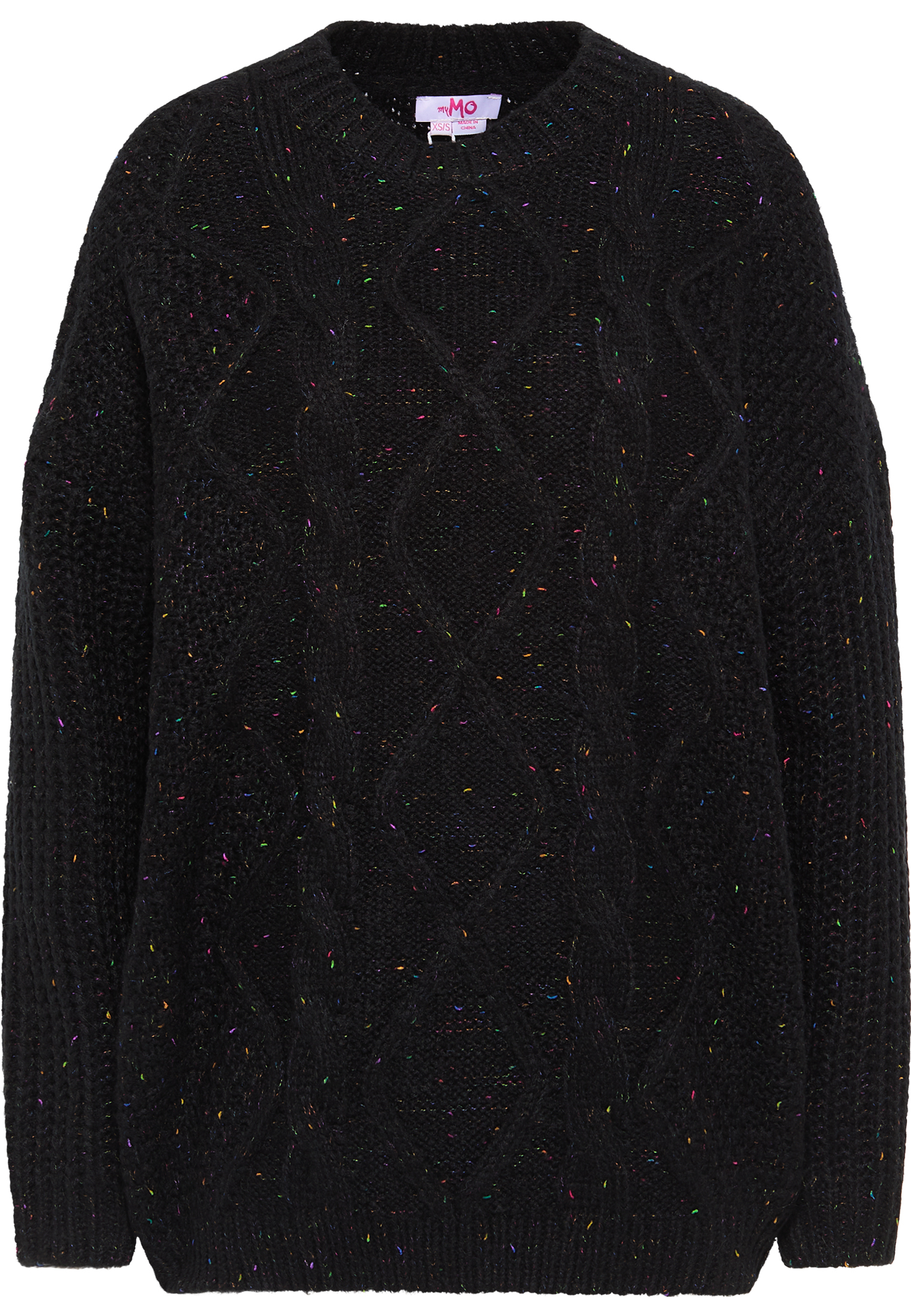 Donna fo0Si MYMO Pullover extra large in Nero Donna fo0Si MYMO Pullover extra large in Nero