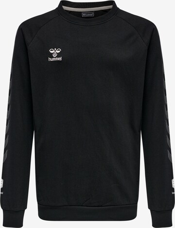 Hummel Sportief sweatshirt in Zwart: voorkant