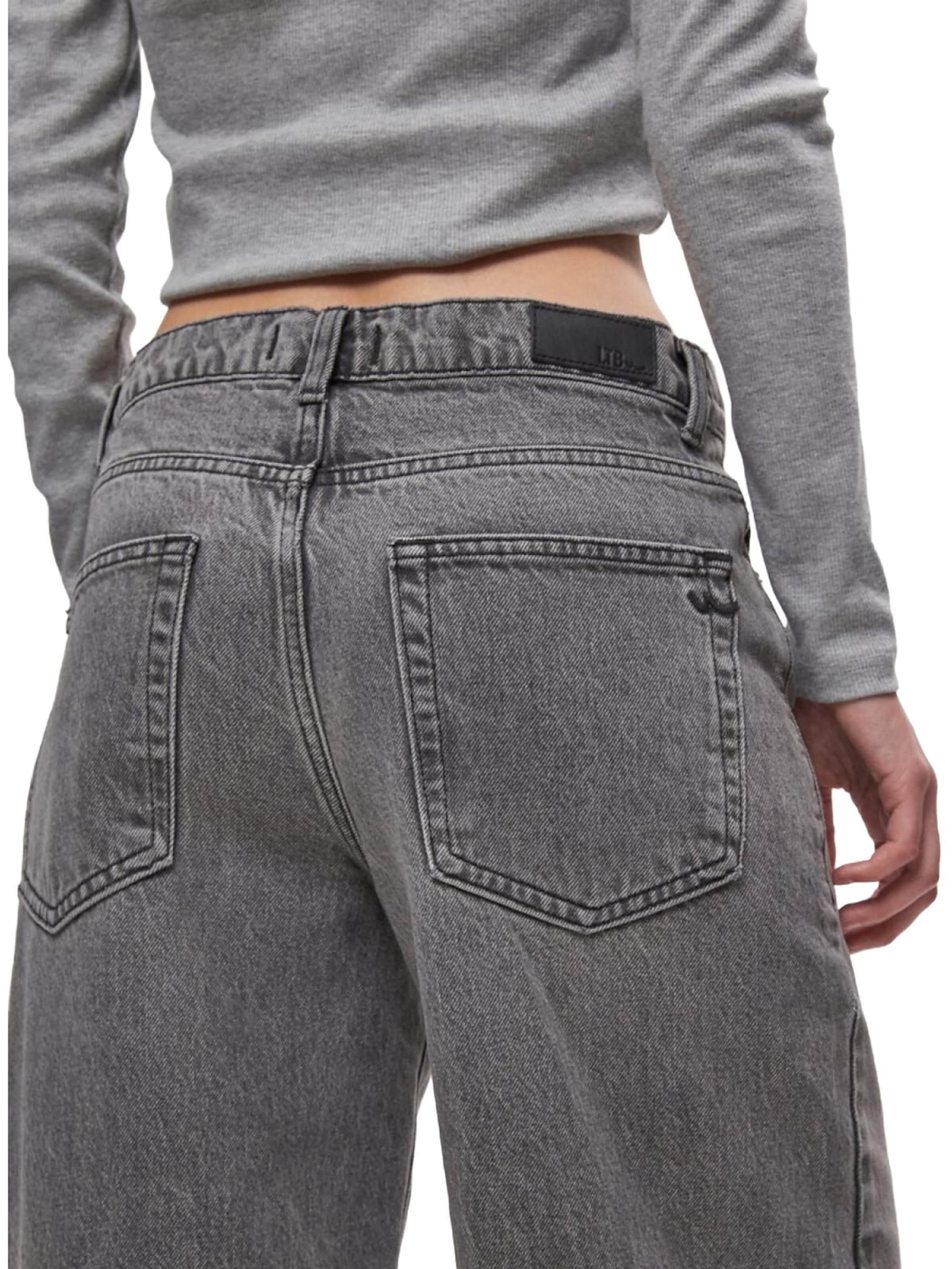 LTB Jeans - Ropa ancha Vaquero 'LTB Jeans Larríe Tapered Leg Mid Waist Jeanshose' en gris