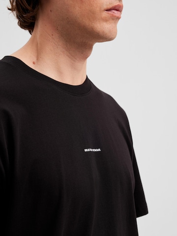 SELECTED HOMME T-shirt 'ASPEN' i svart