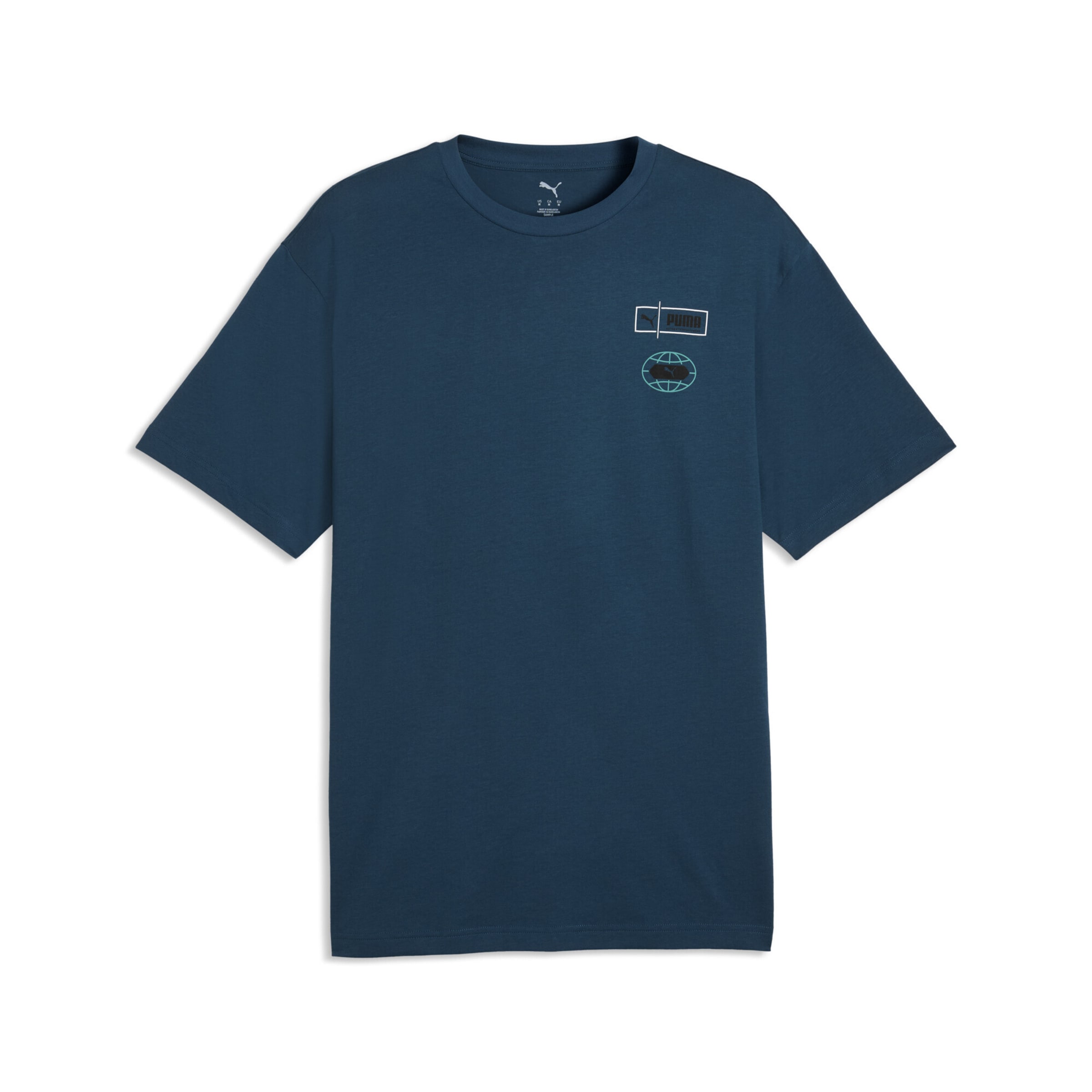 PUMA Functioneel shirt in Blauw: voorkant