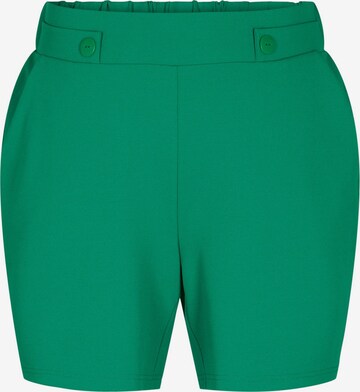 Pantaloni 'Ellie' de la Zizzi pe verde: față