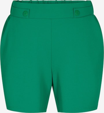 Zizzi Spodnie 'Ellie' w kolorze zielony: przód