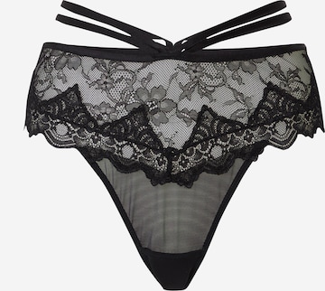 Hunkemöller String 'Sienna' i svart: framsida