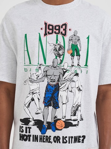 AND1 Paita 'Core Retro' värissä harmaa
