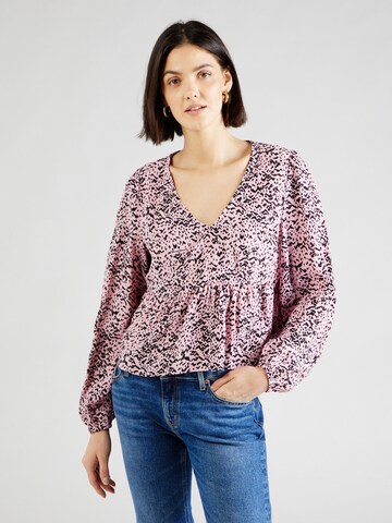 Tommy Jeans Bluse in Pink: predná strana