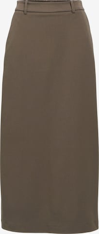 Jupe OBJECT en marron : devant