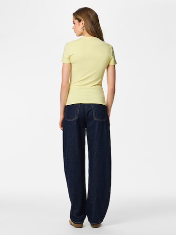 PIECES Shirt 'PCLULA' in Yellow