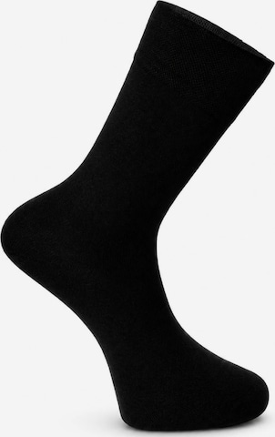 Chaussettes El Sueno en noir : devant