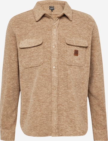 Brixton Regular fit Overhemd 'BOWERY' in Beige: voorkant