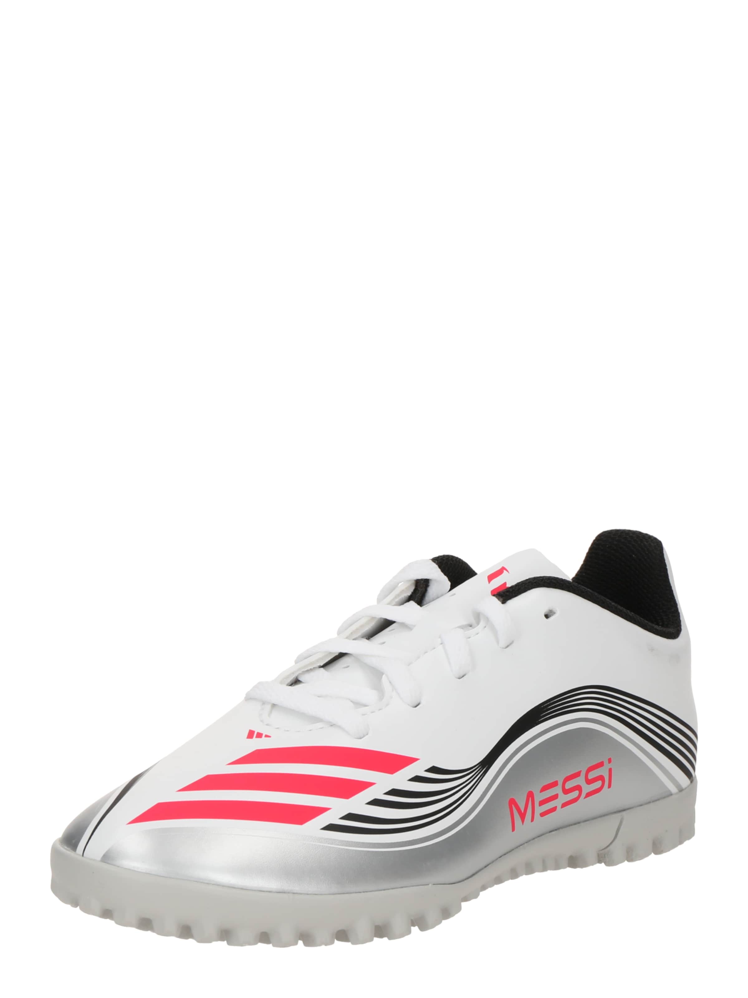 ADIDAS PERFORMANCE Jalgpallijalats 'F50 Messi Club', värv valge: eest vaates