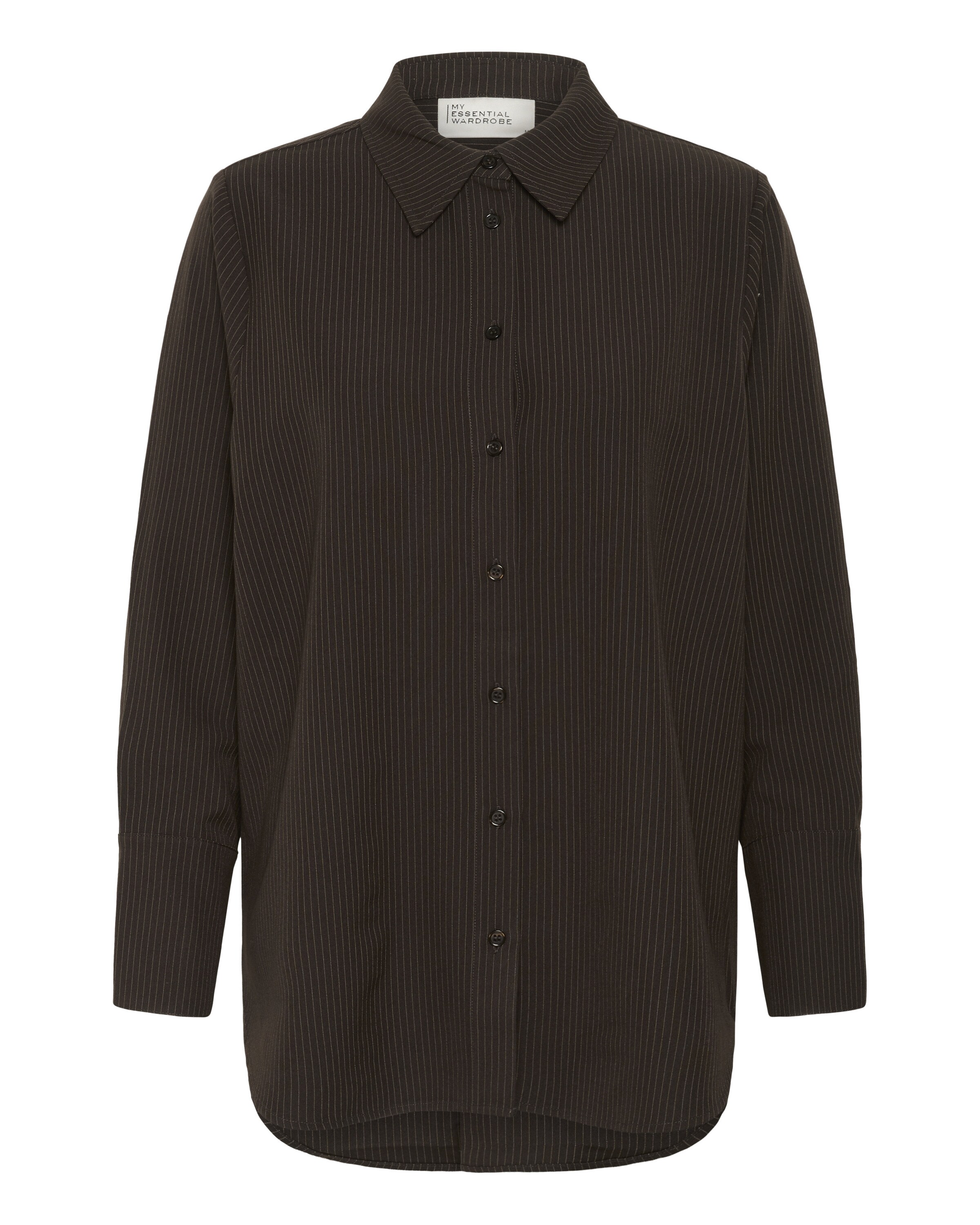 My Essential Wardrobe Bluse 'Vitta' in Braun: Vorderseite