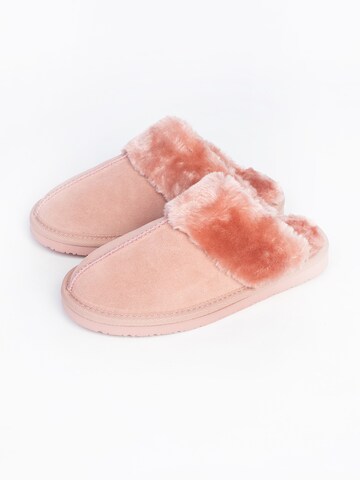 Minnetonka Hausschuh 'Chesney' in Pink